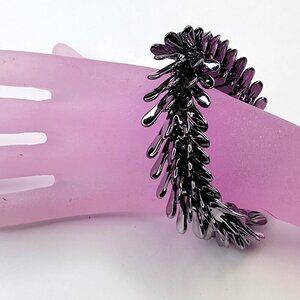 Hematite Tone Stretchy LIGHTWEIGHT Bracelet